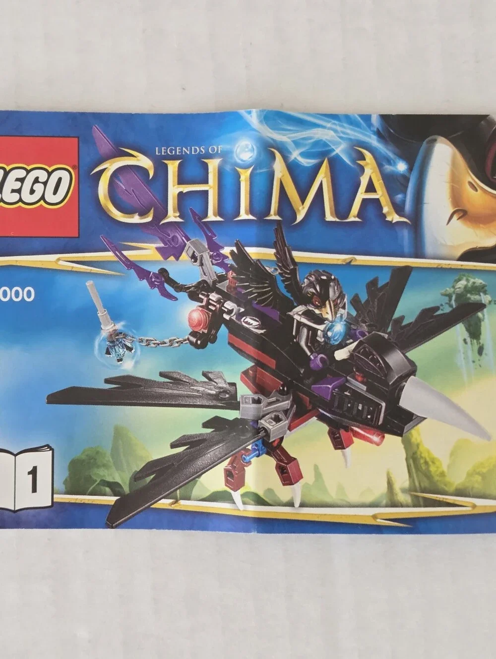 Lego 2013 Legends Of Chima Razcal's Glider 70000 w/Insructions **READ DES**